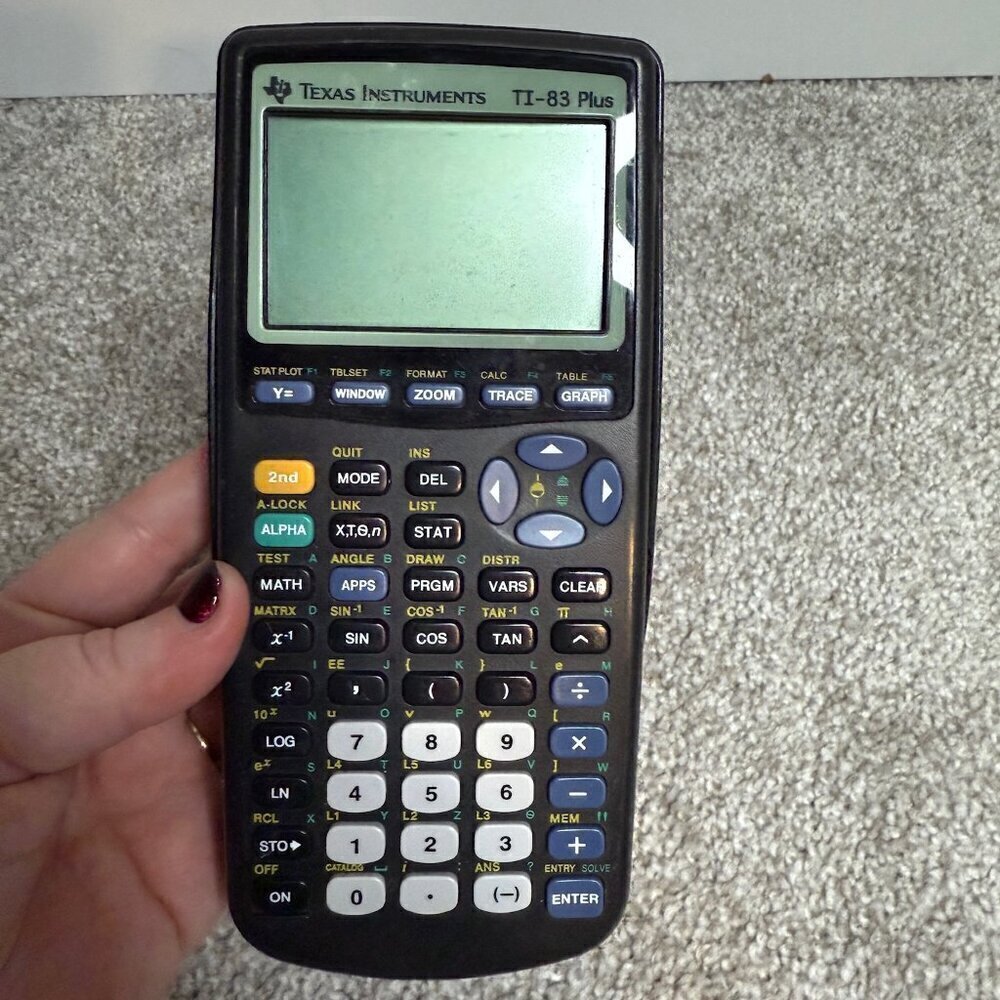 Texas Instruments TI-83 Plus Graphing Calculator School College Tested - Picture 2 of 5